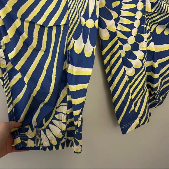 FP Movement Offsides Barrel Pants Blue Yellow Printed - Picture 7 of 7